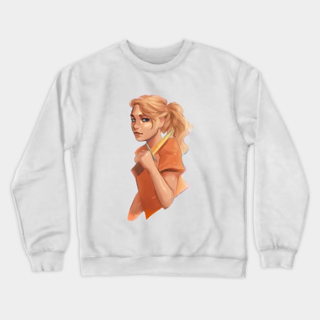 Annabeth is on a Mission Crewneck Sweatshirt by pjoanimation